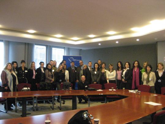 Г-н Стоянов се срещна с група български юристи и магистрати, които бяха на посещение в Европейския парламент на 1 и 2 февруари 2010