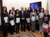 Emil Stoyanov and the fellows of Pygmalion Foundation at the ceremony together with Dimitar Matev, Deputy Director of the Plovdiv National Library